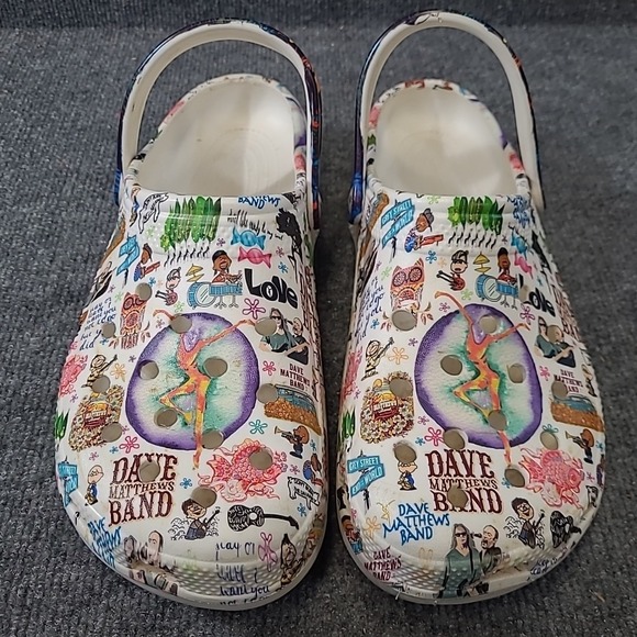 Dave Matthews Band DMB Crocs shoes sandals‎ clogs size 47 us size 12/13 - Picture 2 of 12